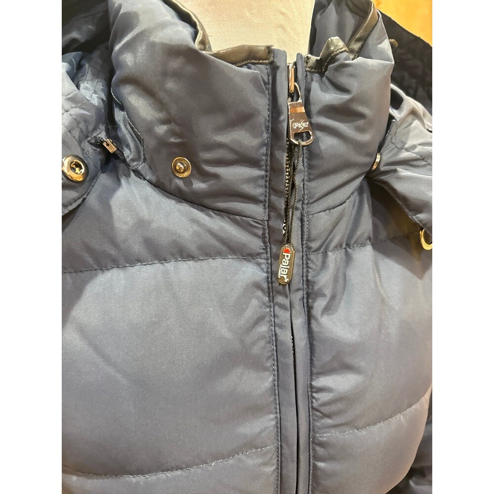 Pajar Panther Navy Blue Insulated Long Coat/Jacket Parka Size XS - Picture 7 of 13